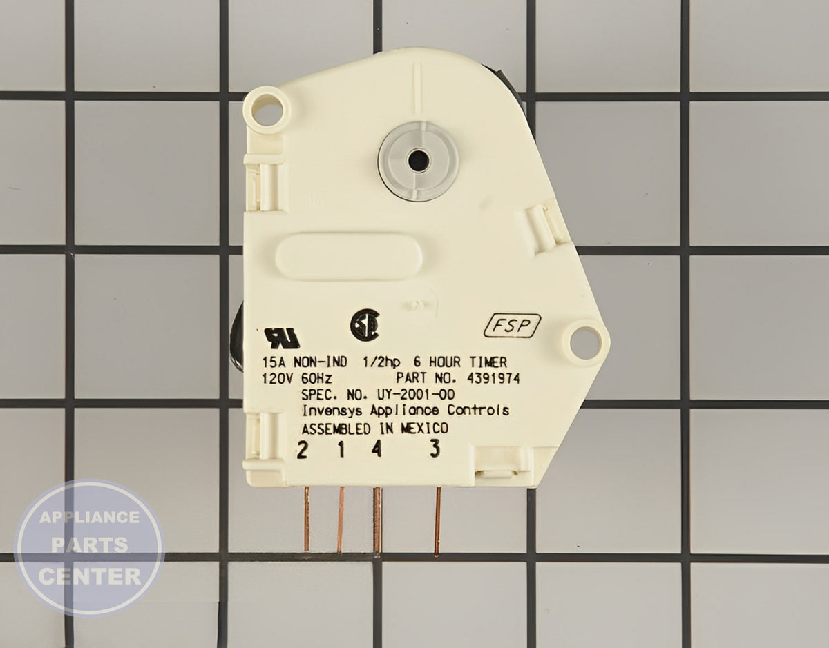 Amana Defrost Timer WP4391974 - Main view showing circuit board for Amana, Maytag, Kenmore models