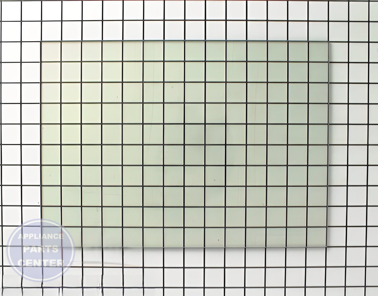 WHIRLPOOL INNER DOOR GLASS WP4449247 - Main view showing transparent glass for Whirlpool models