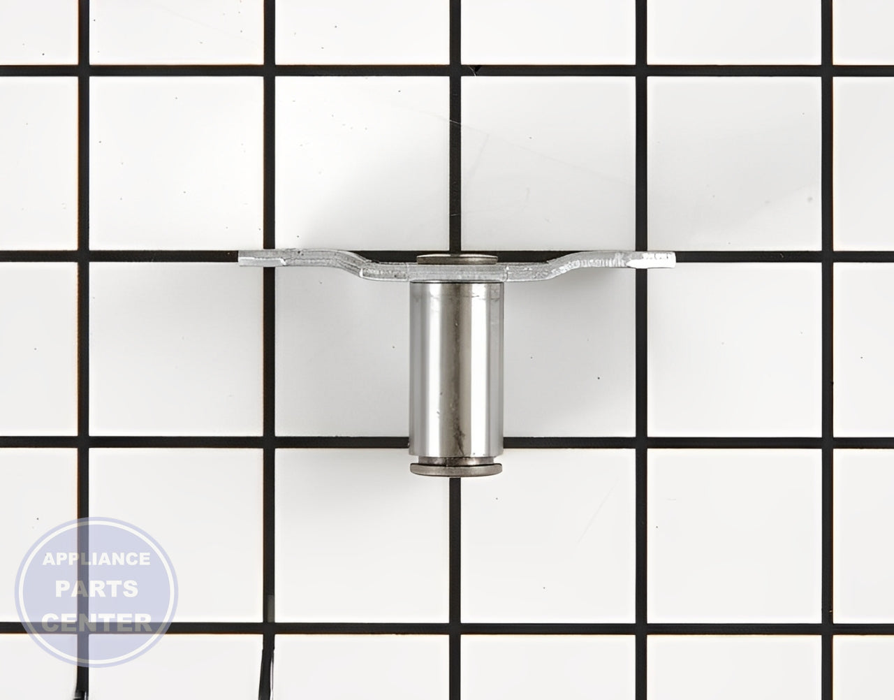 Amana Drum Roller Axle WP53-0197 - Main view showing smooth rotation for Amana, Maytag, Whirlpool models