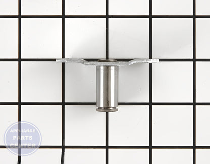 Amana Drum Roller Axle WP53-0197 - Main view showing smooth rotation for Amana, Maytag, Whirlpool models