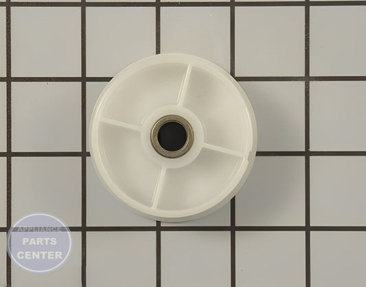 WHIRLPOOL Belt Tension Pulley Wheel WP6-3700340 - Main view showing heavy-duty design for various WPL models