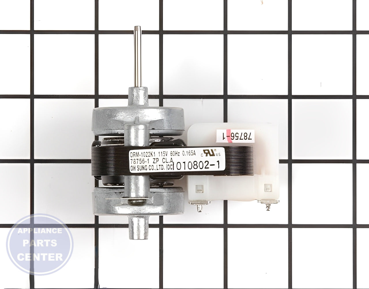 Whirlpool Refrigerator Evaporator Motor WP61004888 - Main view showing efficient cooling for various models