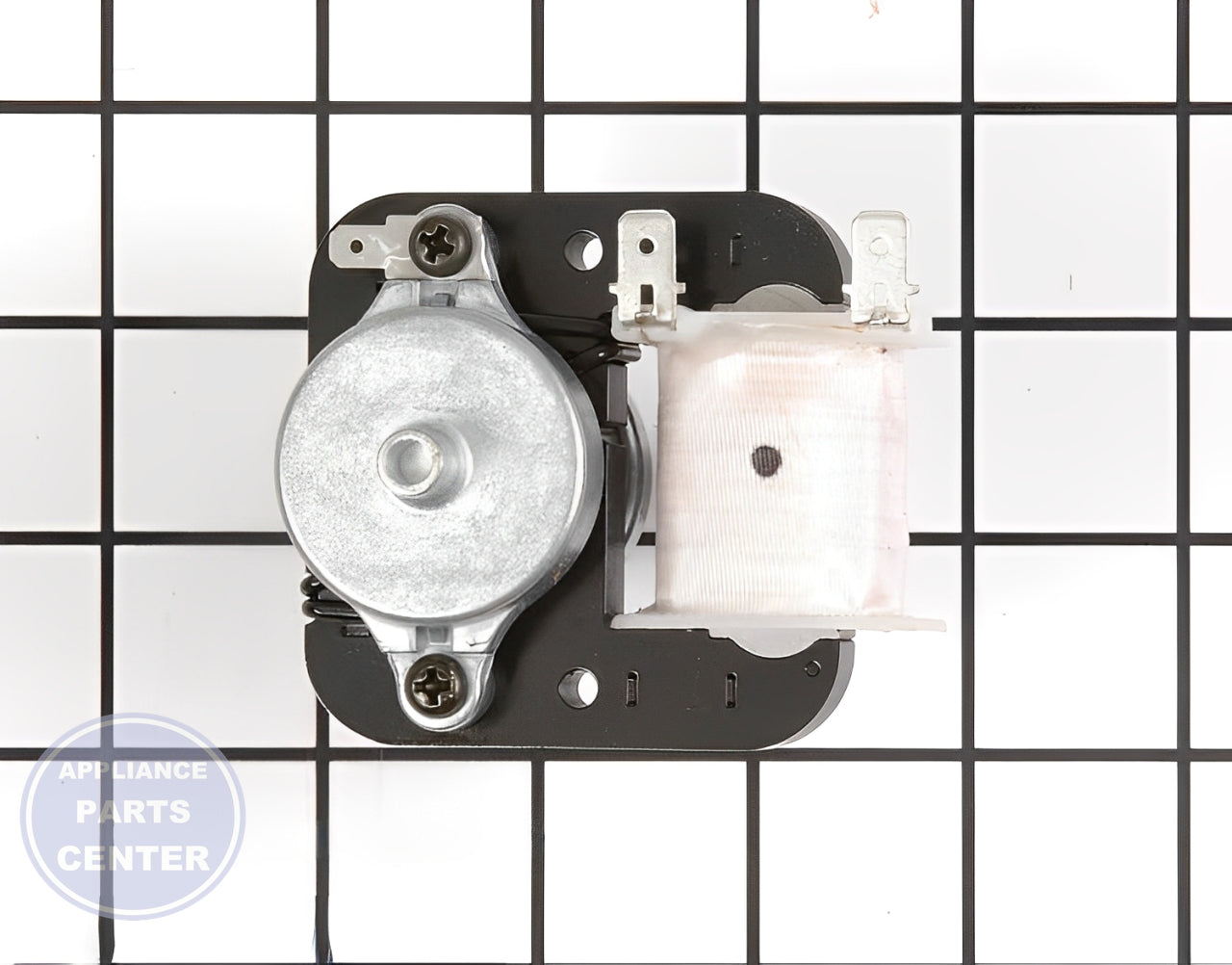 Whirlpool Refrigerator Evaporator Motor WP61004888 - Detailed view of durable motor construction