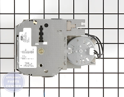 WHIRLPOOL TIMER WP661636 - Side view with precise timing specs