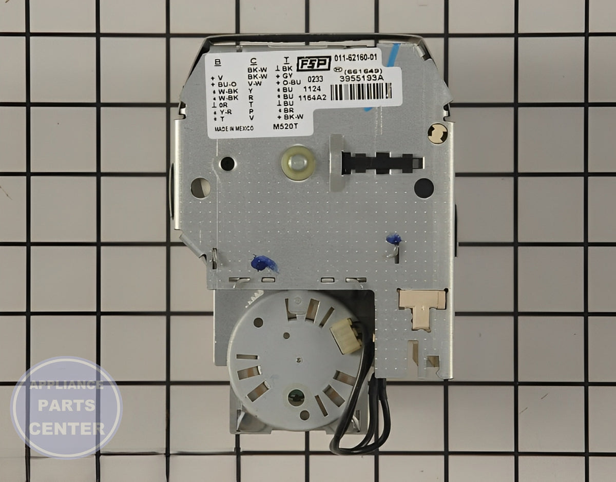 WHIRLPOOL TIMER WP661649 - Main view showing 10 settings for WPL Washing Machine
