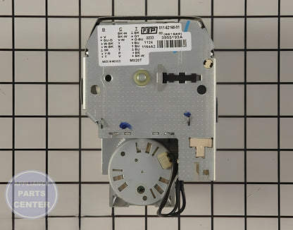 WHIRLPOOL TIMER WP661649 - Main view showing 10 settings for WPL Washing Machine