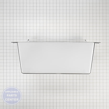 Refrigerator Crisper Pan WP67001503 - Side view with 15 lbs capacity