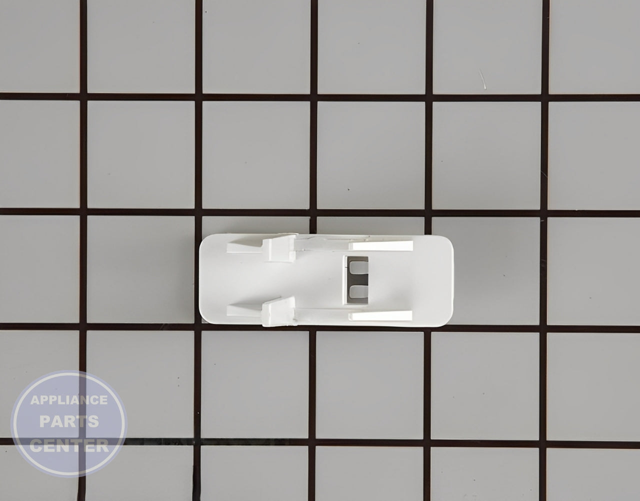 WHIRLPOOL REFRIGERATOR SHELF SUPPORT CLIP LADDER HOOK WP67001716 - Detailed view of premium clip ladder hook