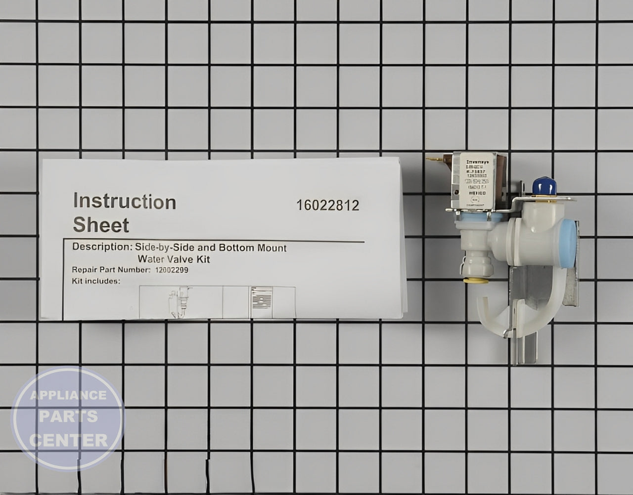 WHIRLPOOL REFRIGERATOR INLET VALVE WP67003753 - Main view showing precise water regulation for various models
