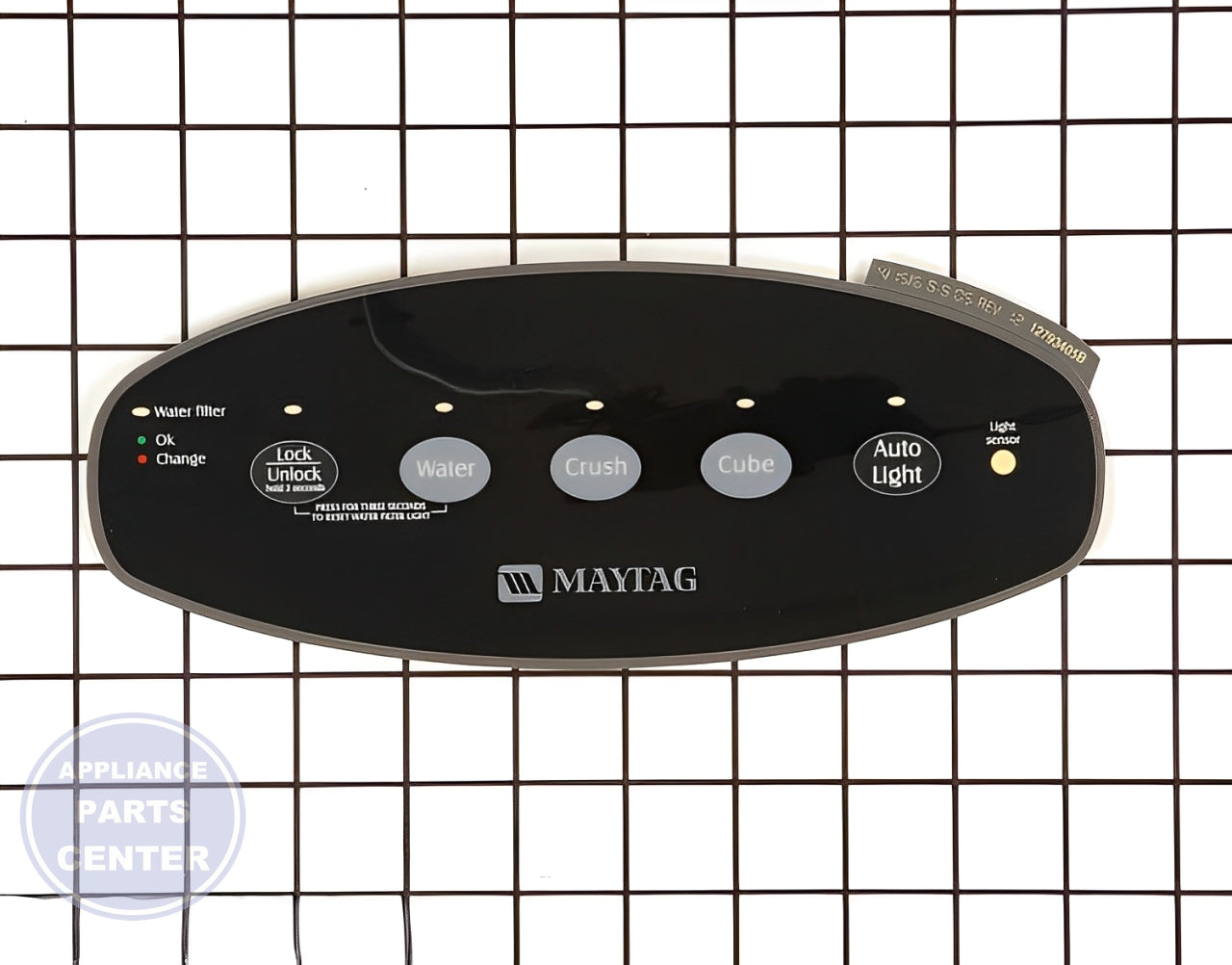 Whirlpool WHIRLPOOL OVERLAY WP67004151 - Main view showing touchpad for various models