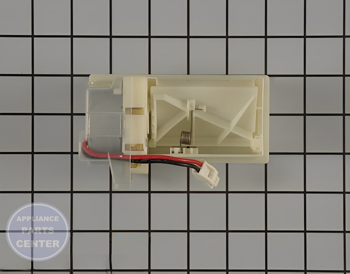 WHIRLPOOL REFRIGERATOR DAMPER WP67006249 - Installation in specific model showcasing key mounting points