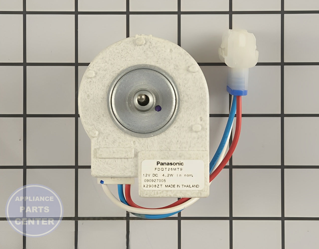 WHIRLPOOL REFRIGERATOR FAN MOTOR WP67006968 - Main view showing cooling efficiency for compatible WPL models