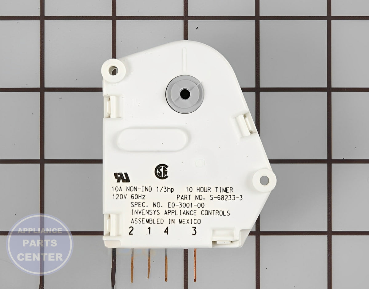 Defrost Timer WP68233-3 - Detailed view of precise technical details for efficient defrosting