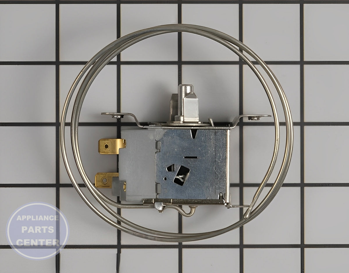 Temperature Control Thermostat WP68601-6 - Side view with exact dimensions