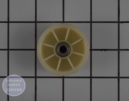 WHIRLPOOL IDLER PULLEY WP691362 - Main view showing smooth rotation for WPL Dryers