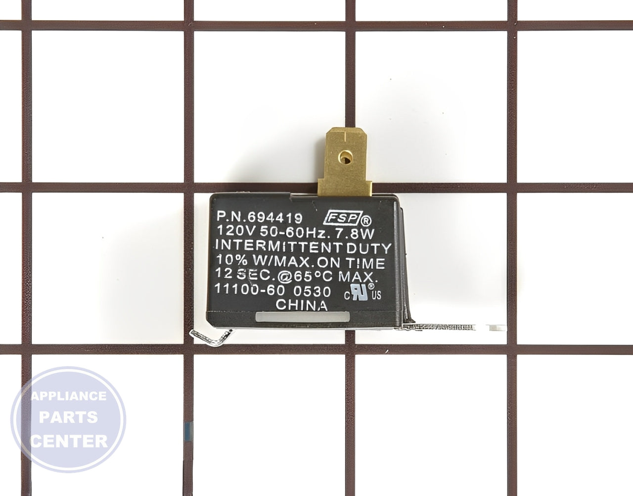 Buzzer Switch WP694419 - Main view showing durable construction for Amana, Maytag, Whirlpool models