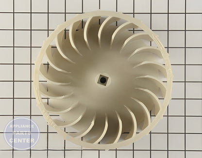 WHIRLPOOL DRYER BLOWER WHEEL WP697772 - Main view showing durable fan blade for various models