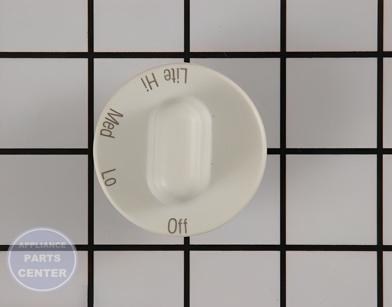 Jenn Air Control Knob WP71001653 - Main view showing precise control for multiple models