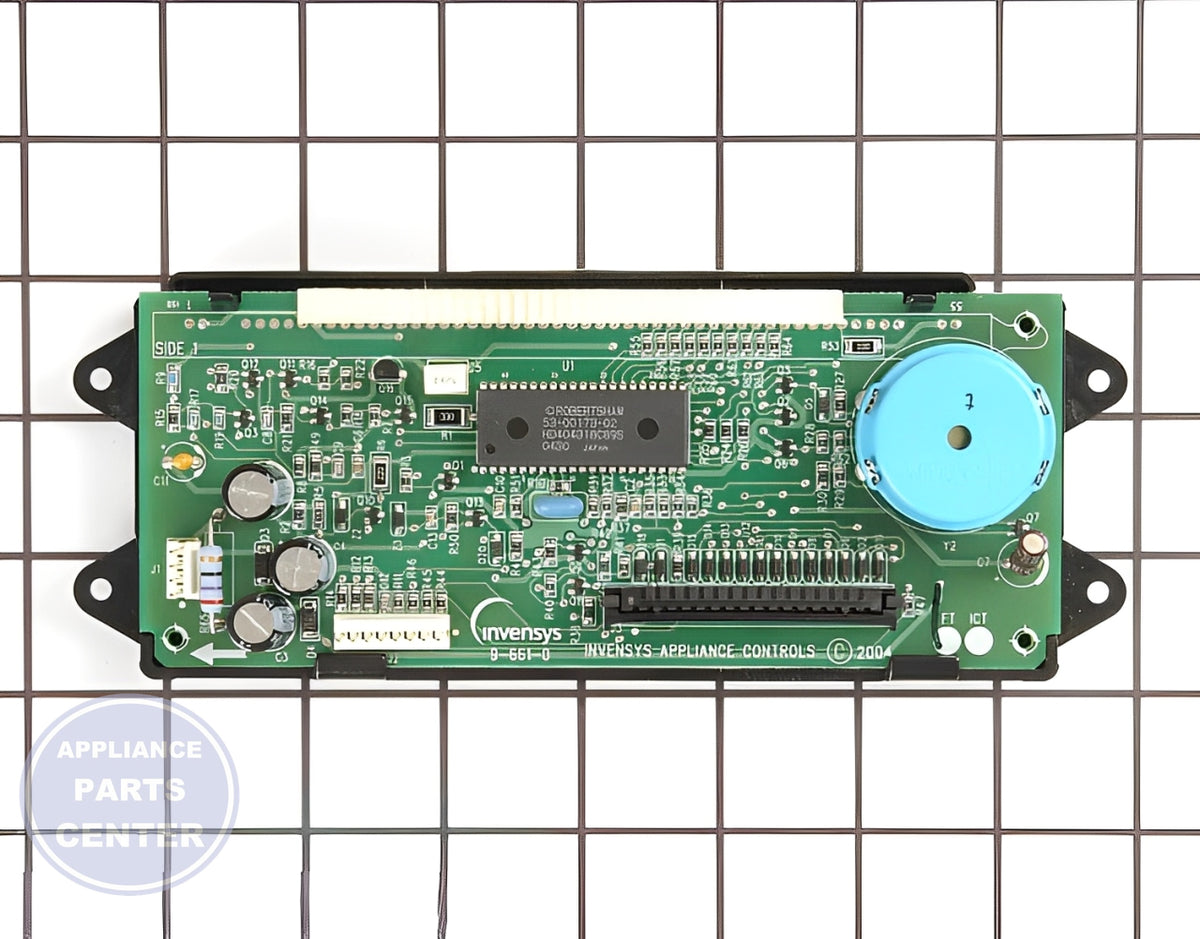 WHIRLPOOL CONTROL BOARD WP71001799 - Detailed view of circuit board and timer specifications