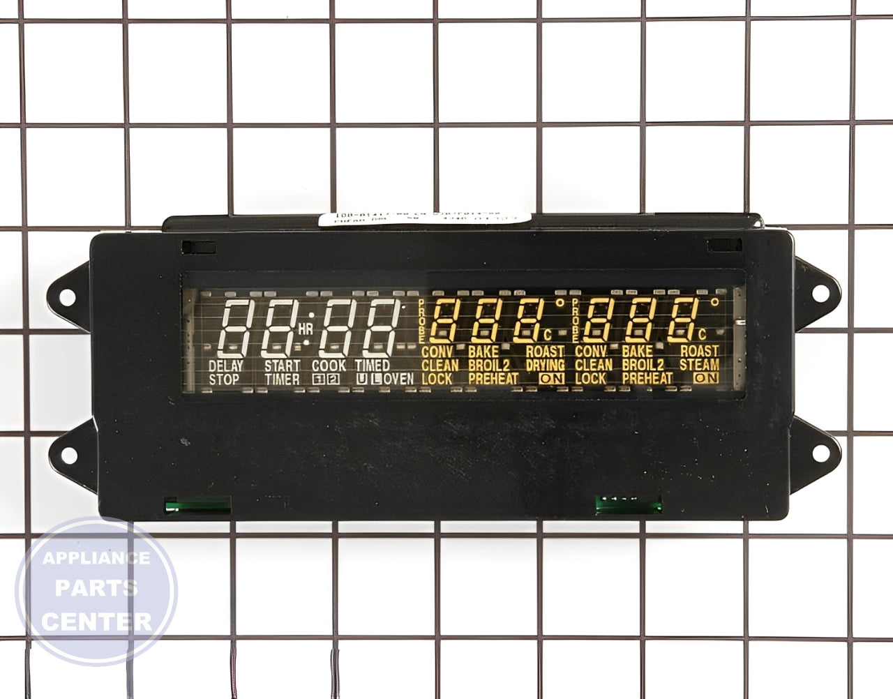 WHIRLPOOL WALL OVEN ELECTRONIC CLOCK ASSEMBLY WP71001872 - Main view showing timer functionality for WPL models