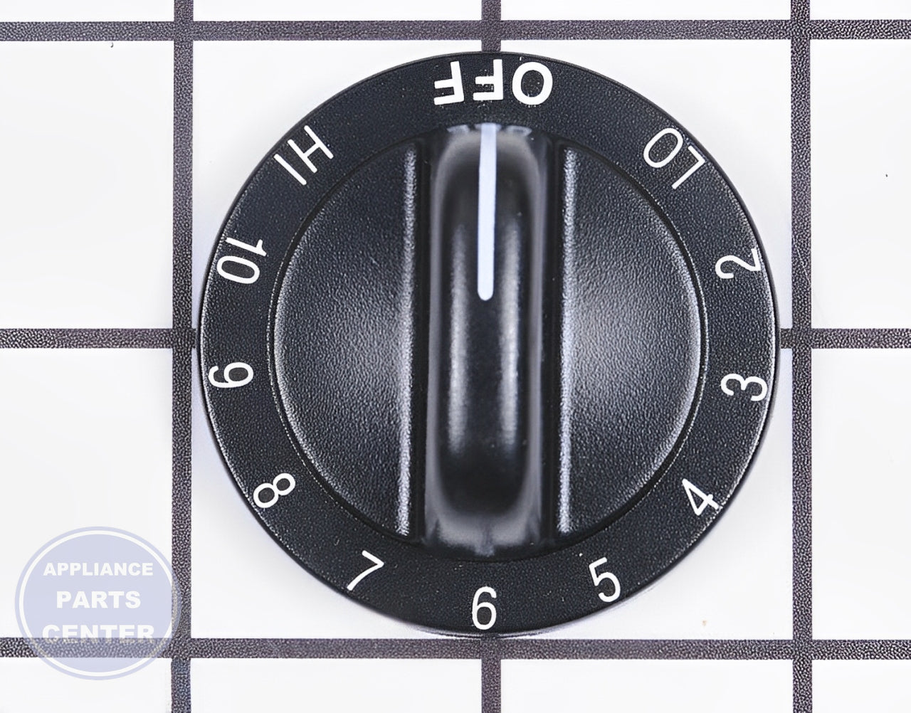 WHIRLPOOL SWITCH KNOB WP71002187 - Main view showing precise temperature control for compatible models