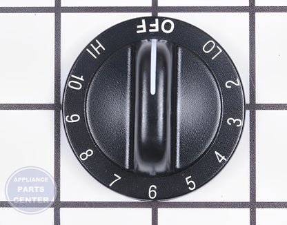 WHIRLPOOL SWITCH KNOB WP71002187 - Main view showing precise temperature control for compatible models