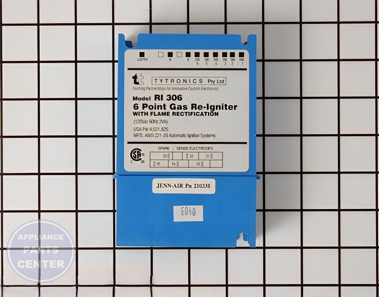 Jenn Air KitchenAid Spark Module WP71002749 - Main view showing precise ignition control for your specific models