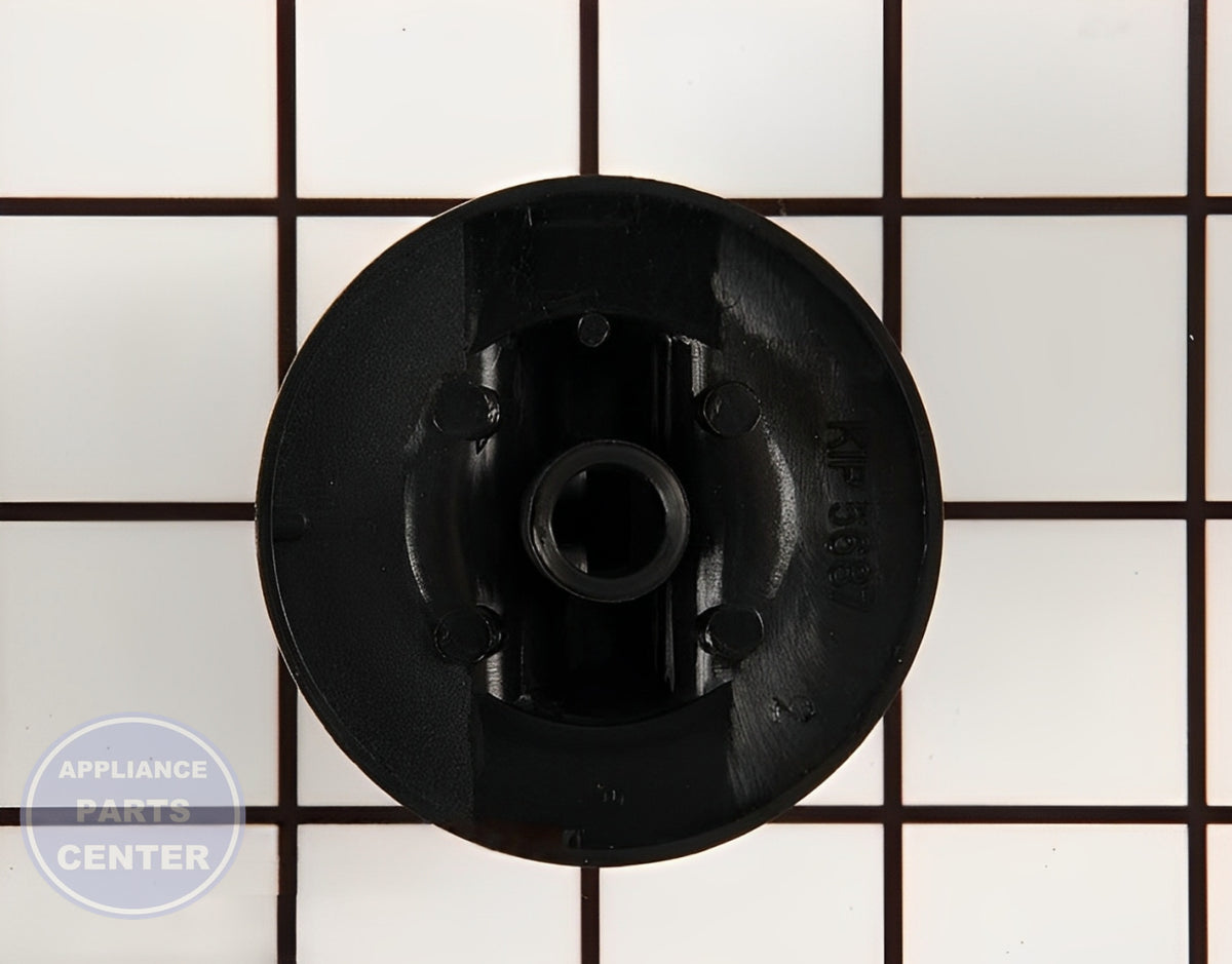 KNOB- TOP WP74001253 - Side view with standard measurements