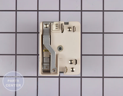 WHIRLPOOL SURFACE ELEMENT SWITCH WP74002328 - Side view with precise temperature control specs