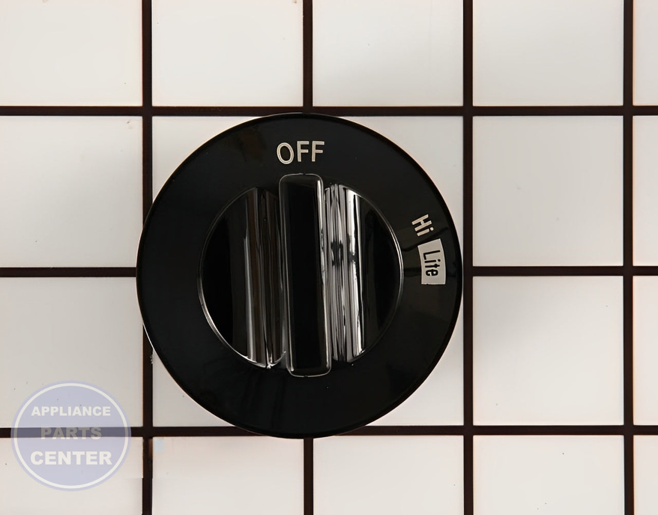 WHIRLPOOL CONTROL KNOB WP74002353 - Main view showing precise control for WPL Range/Stove/Oven models