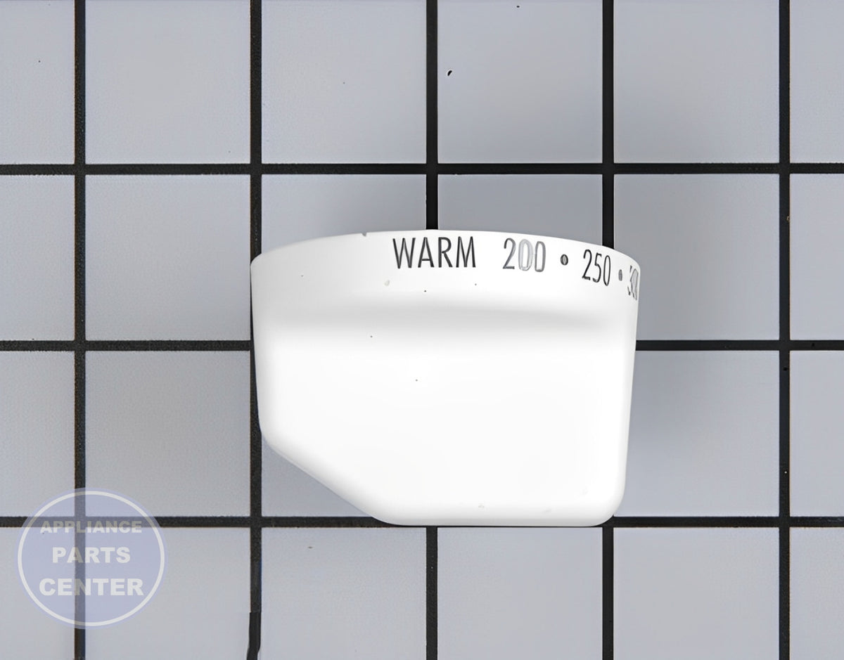 KNOB- THER WP74002444 - Detailed view of temperature control details