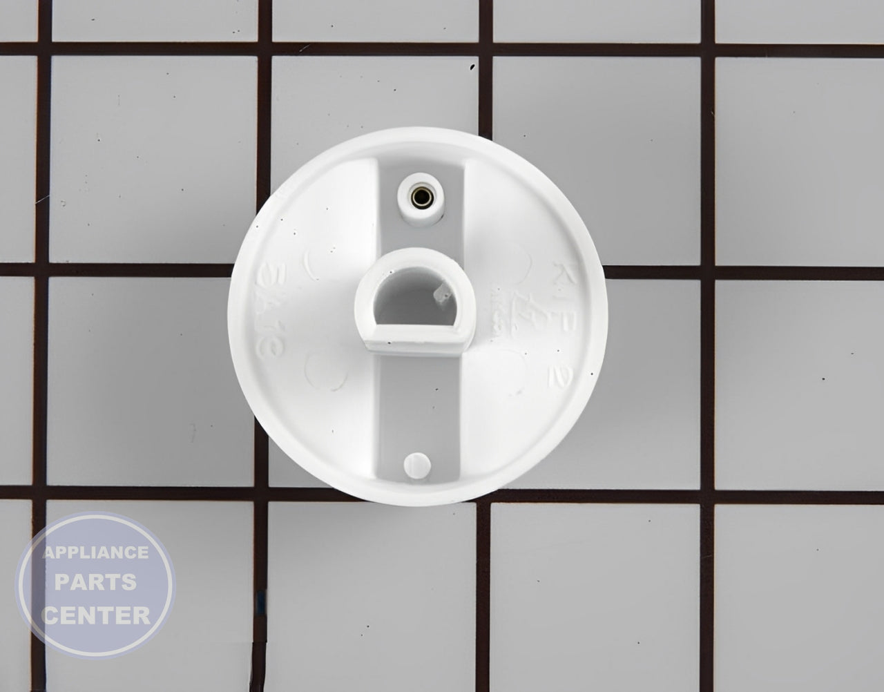 Knob WP74003769 - Side view with 2-inch diameter for precise adjustments