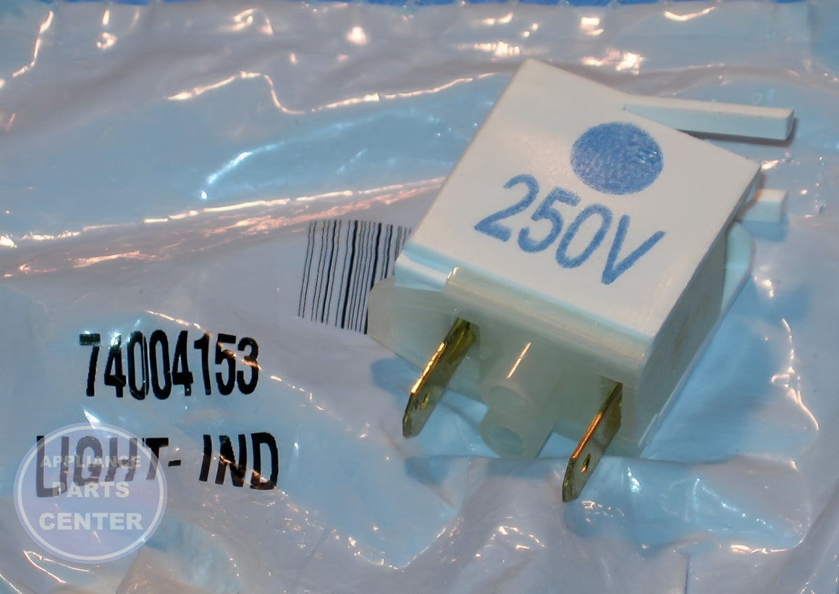 WHIRLPOOL INDICATOR LIGHT WP74004153 - Detailed view of essential technical details