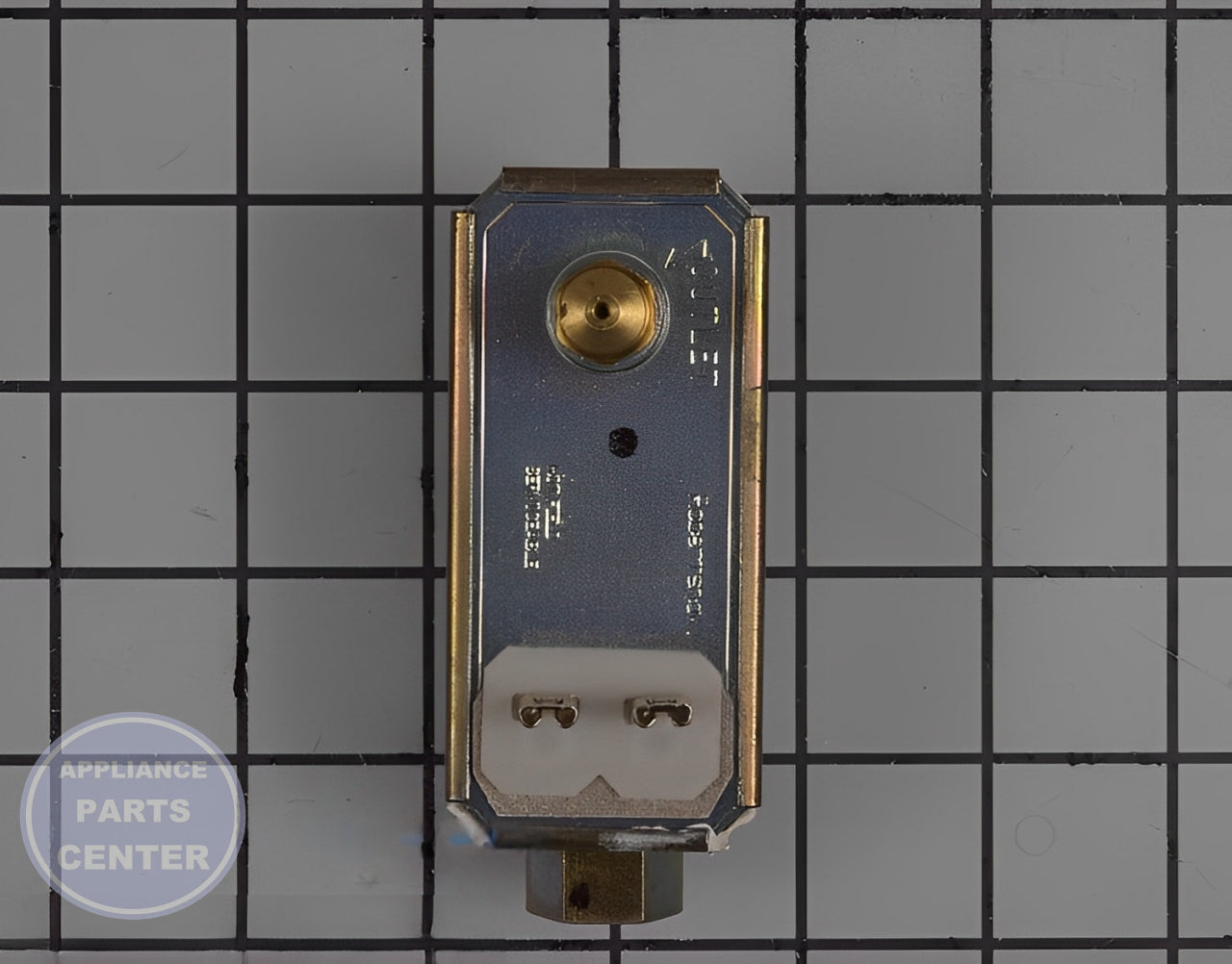 WHIRLPOOL OVEN VALVE WP74005550 - Installation in WPL Range showing key mounting points
