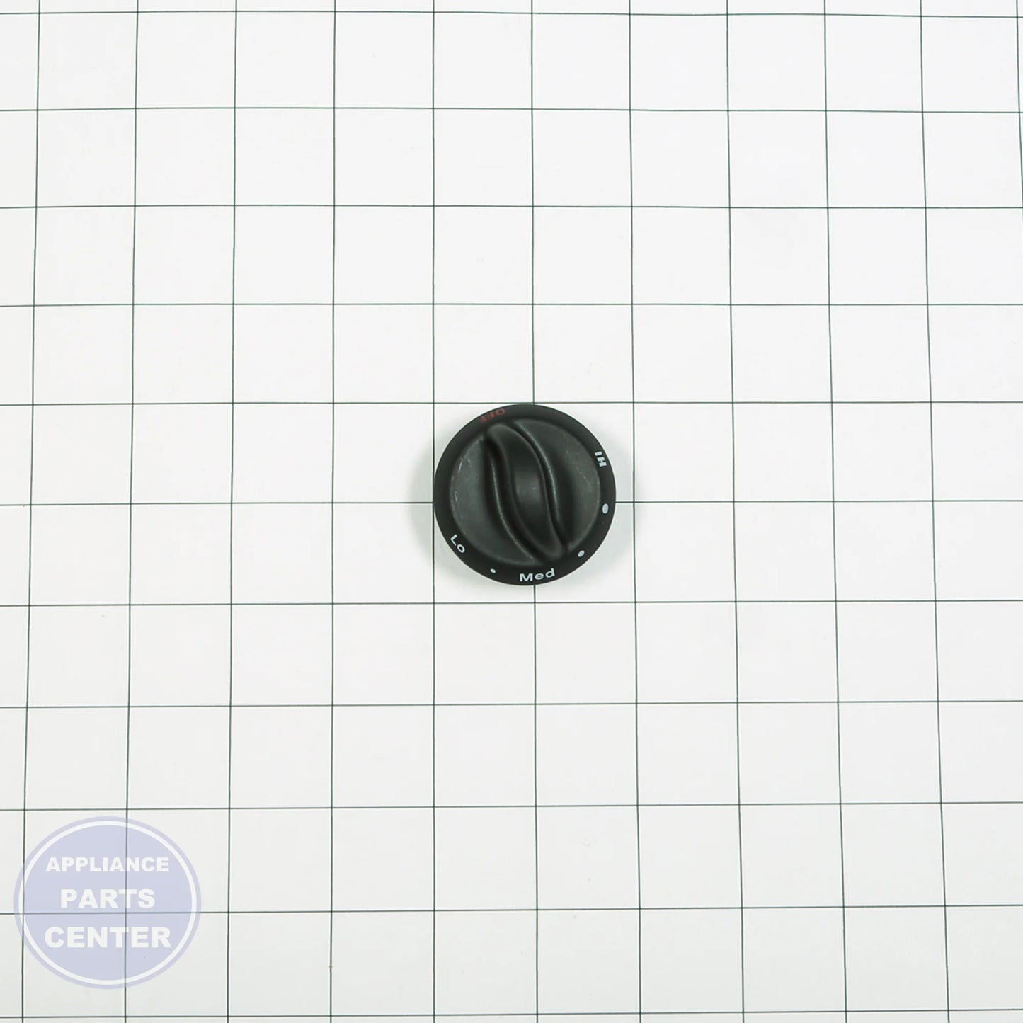 KNOB- BURN WP74005940 - Detailed view of durable material