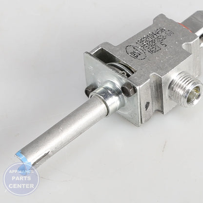 VALVE- BUR WP74006118 - Side view with precise measurements
