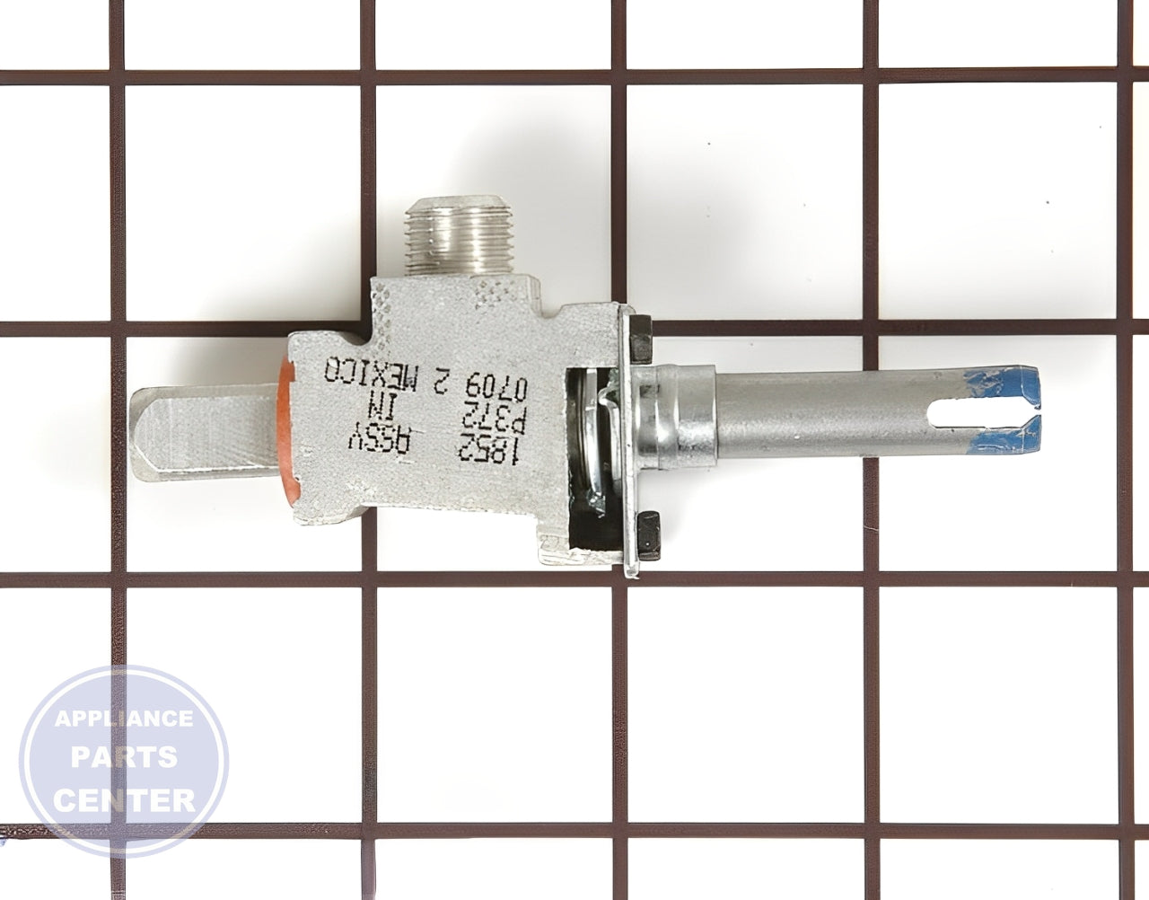 WHIRLPOOL VALVE TOP WP74006156 - Detailed view of control valve technical details