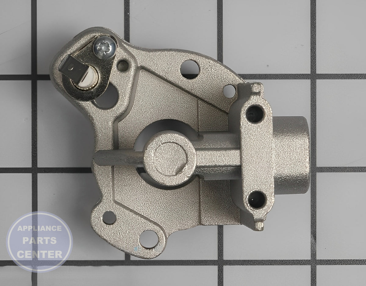 Surface Burner Orifice Holder WP74007691 - Detailed view of high-quality control valve