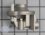 Amana Surface Burner Orifice Holder WP74007691 - Main view showing efficient gas flow for Amana, Maytag, Magic Chef