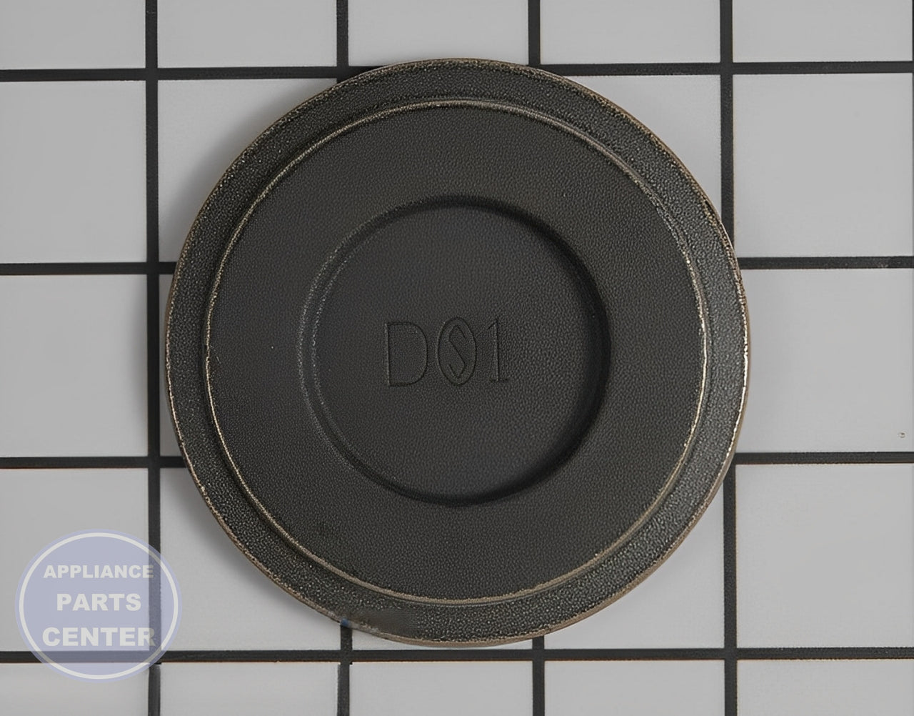 Surface Burner Cap WP74007751 - Detailed view of gas control valve