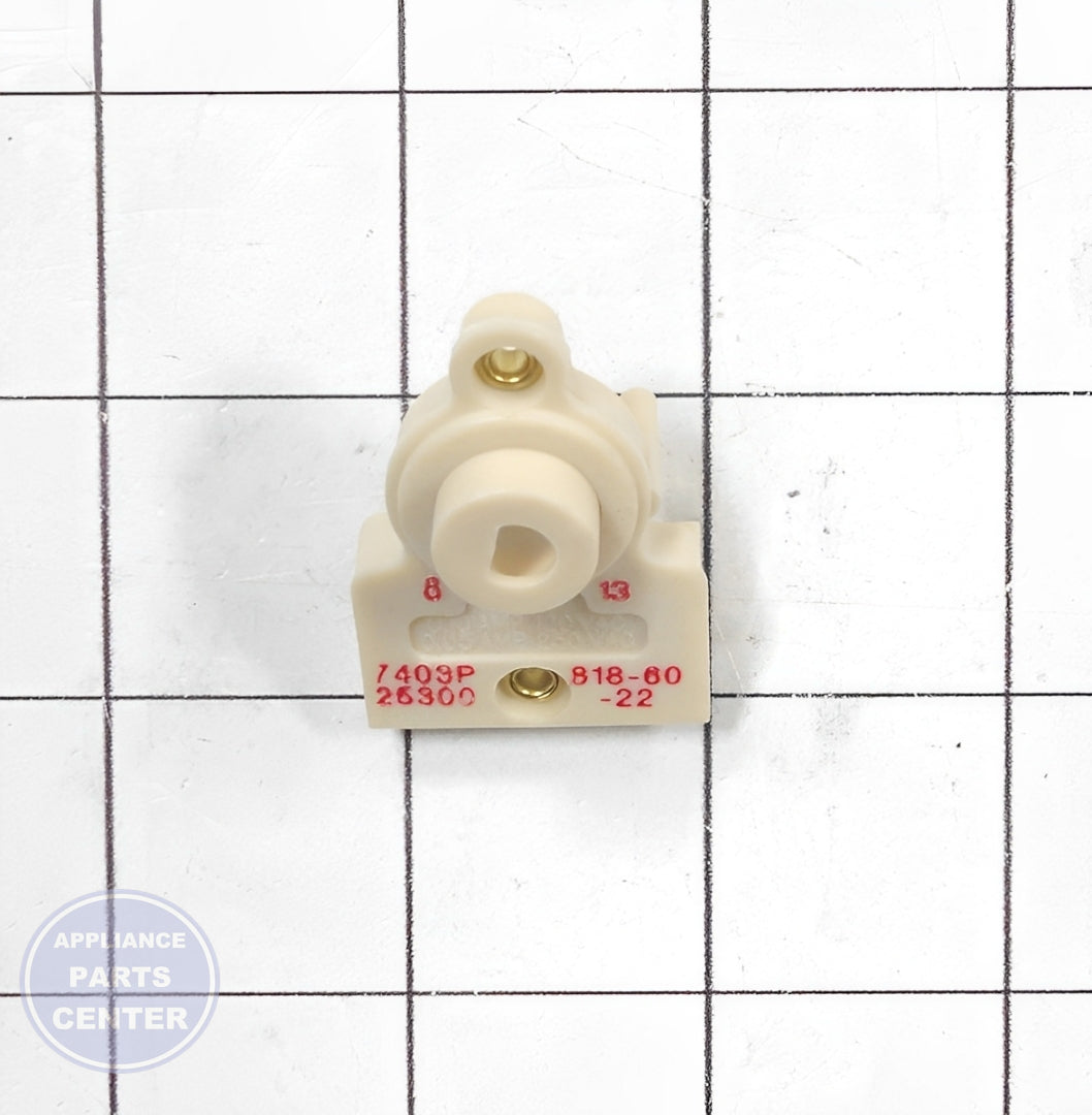 WHIRLPOOL BU SWITCH WP74007753 - Installation in Whirlpool model showing key mounting points