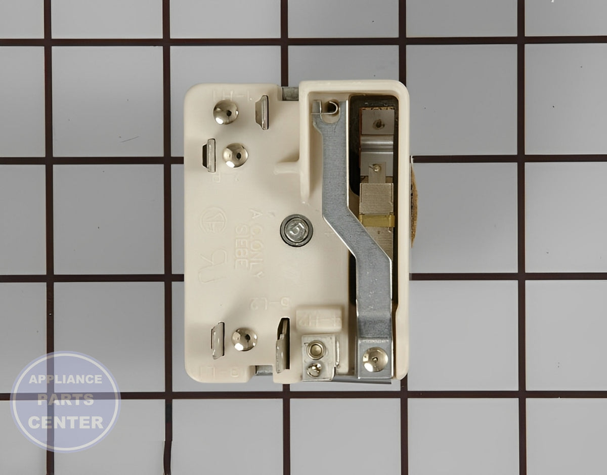 WHIRLPOOL INFINITE SWITCH WP74007840 - Side view with accurate measurements/specs