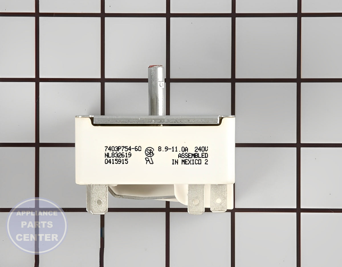 Surface Element Switch WP74007841 - Detailed view of sturdy technical details