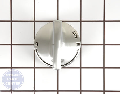 WHIRLPOOL CONTROL KNOB WP74009147 - Main view showing precise cooking control for WPL Range models