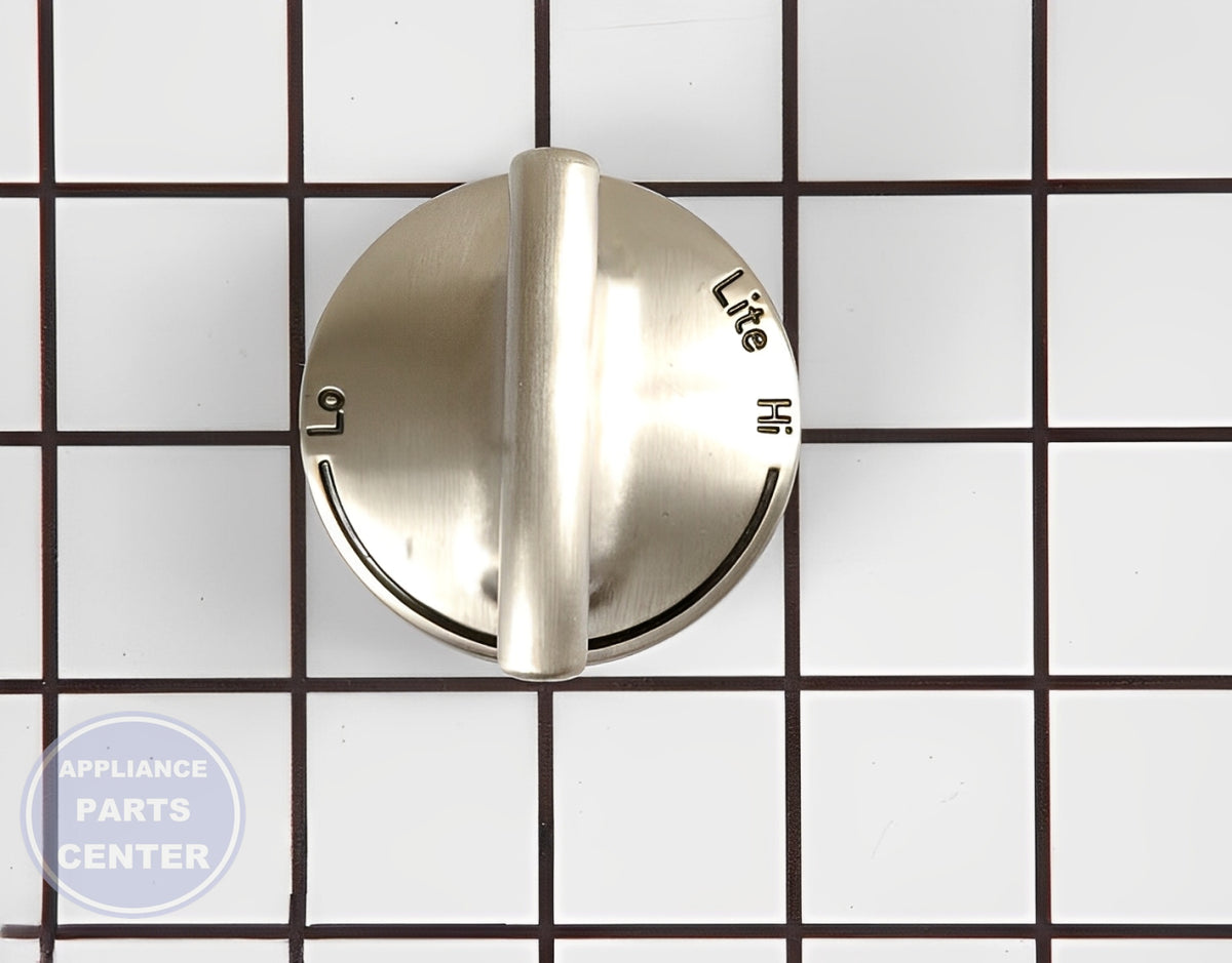 WHIRLPOOL VALVE KNOB WP74009148 - Main view showing temperature control for Whirlpool stoves