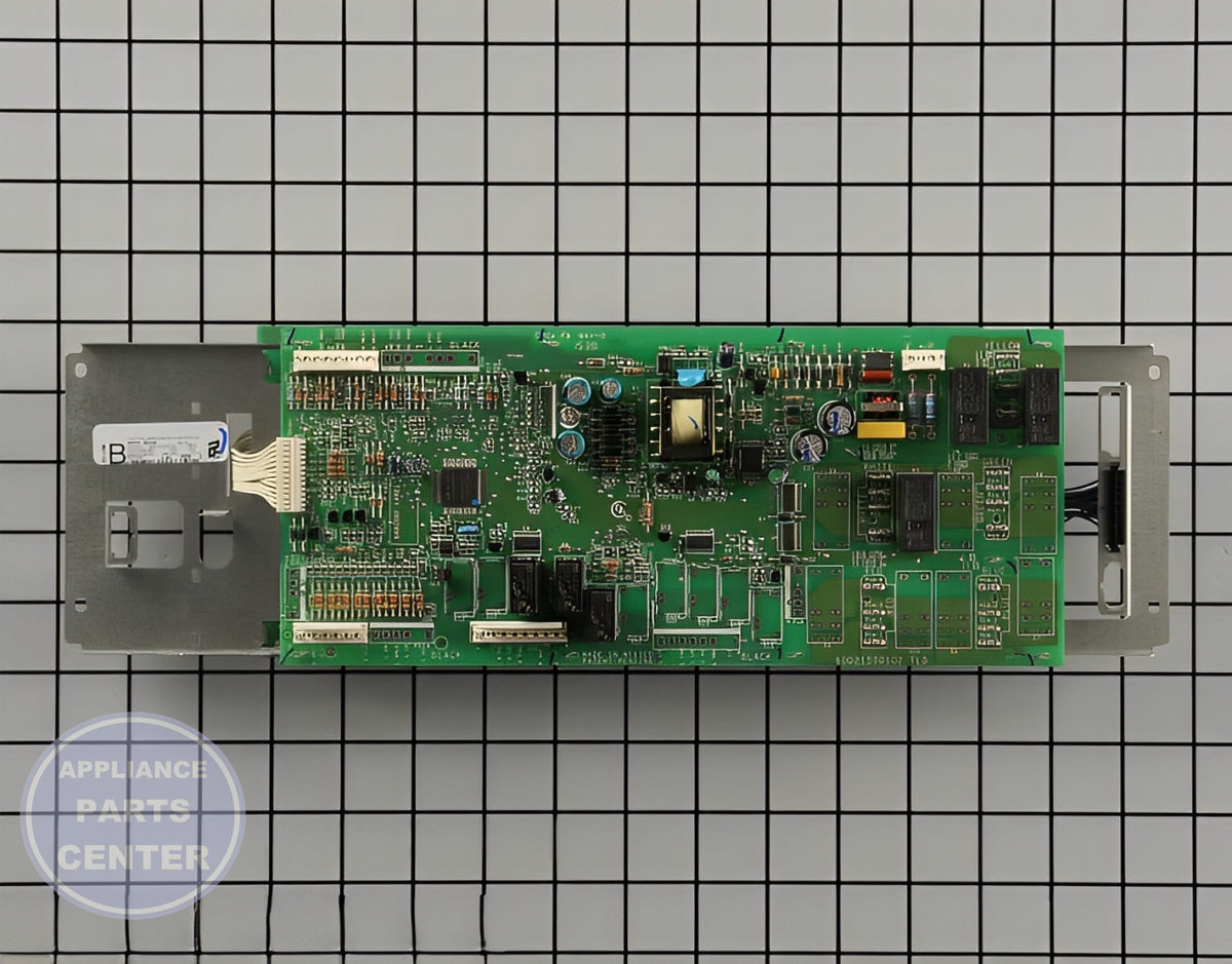 Control Board WP74009714 - Detailed view of circuit board and timer functions