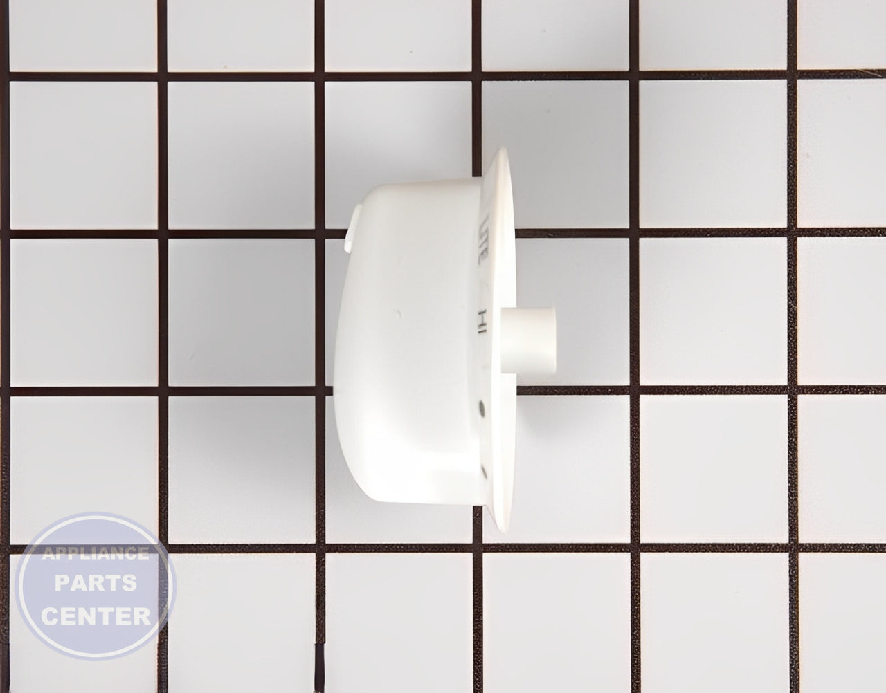 Control Knob WP74009775 - Side view with precise measurements