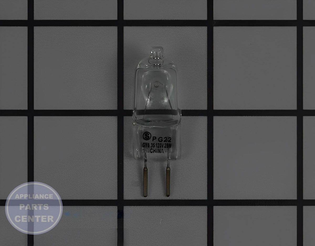 WHIRLPOOL HALOGEN LIGHT BULB WP74009925 - Main view showing bright illumination for specific models