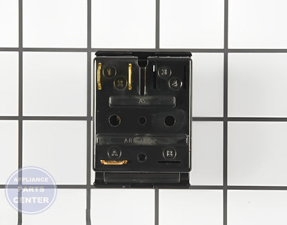 Fan Switch WP74010783 - Side view with precise measurements