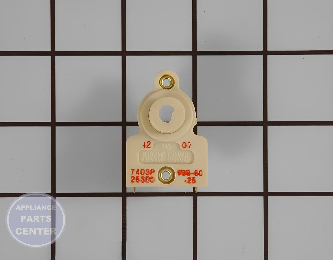 WHIRLPOOL IGNITION SWITCH WP74010858 - Main view showing durable construction for WPL Range/Stove/Oven